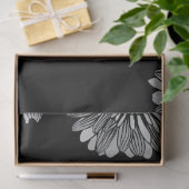 ヴィンテージブラックデイジーフローラ分離 薄葉紙 (ギフト)