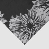 ヴィンテージブラックデイジーフローラ分離 薄葉紙 (詳細)