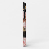 ヴィンテージブラックバラエレガント金ゴールド水彩フローラ Case-Mate iPhoneケース (裏面/左)