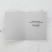 ヴィンテージブラックバラオンブラックバックラウンド カード (内部)