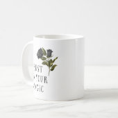 ヴィンテージブラックバラトラストの魔法 コーヒーマグカップ (正面左)