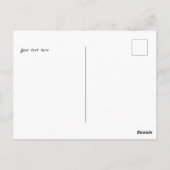 ヴィンテージブラックパンサーキャット ポストカード (裏面)