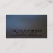 ヴィンテージブラックパールトレンディー名刺 名刺 (正面)