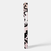 ヴィンテージブラックピンクダマスク Case-Mate iPhoneケース (裏面 / 左)