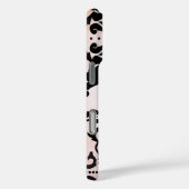 ヴィンテージブラックピンクダマスク Case-Mate iPhoneケース (裏面 / 右)