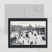 ヴィンテージブラックフリアーズブリッジロンドンイングランド ポストカード (正面/裏面)