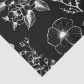 ヴィンテージブラックフロタルバードフェアヤコアデクページ 薄葉紙 (詳細)