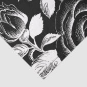 ヴィンテージブラックフローラ切り離し 薄葉紙 (詳細)