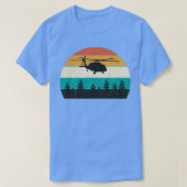 ヴィンテージブラックホークレトロ戦没日 Tシャツ (デザイン正面)