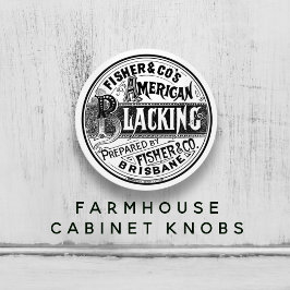 ヴィンテージブラックポーランドロゴブラック&ホワイト🖤✨ セラミックノブ