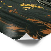 ヴィンテージブラックラブラドールリトリエバーポスター ポスター (コーナー)