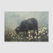 ヴィンテージブラックラムオイル塗装デコページ 薄葉紙 (正面)