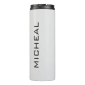 ヴィンテージブラックレイベンパーソナライズされた タンブラー (裏面)