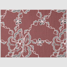 ヴィンテージブラックレースデクページティッシュペーパー 薄葉紙