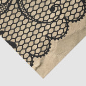 ヴィンテージブラックレースデクページティッシュペーパー 薄葉紙 (詳細)