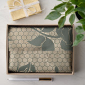 ヴィンテージブラックレースデクページティッシュペーパー 薄葉紙 (ギフト)