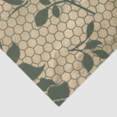 ヴィンテージブラックレースデクページティッシュペーパー 薄葉紙 (詳細)