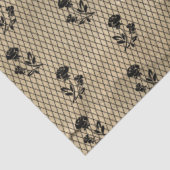 ヴィンテージブラックレースデクページティッシュペーパー 薄葉紙 (詳細)