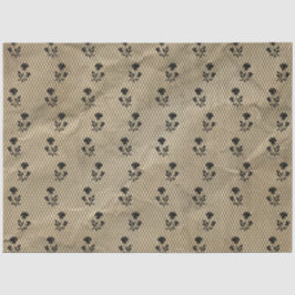 ヴィンテージブラックレースデクページティッシュペーパー 薄葉紙