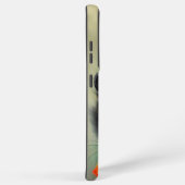 ヴィンテージブラック子猫と赤い花毛布 SAMSUNG GALAXYケース (右側面)