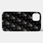 ヴィンテージブラック携帯電話 Case-Mate iPhoneケース (裏面 (横))