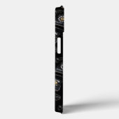 ヴィンテージブラック携帯電話 Case-Mate iPhoneケース (裏面 / 右)