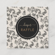 ヴィンテージブラック植物性フローラおむつラッフルクリーム