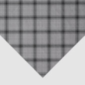 ヴィンテージブラック灰色の白い格子模様 薄葉紙 (詳細)