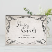 ヴィンテージブラック結婚アールデコサンキュー (スタンド正面)