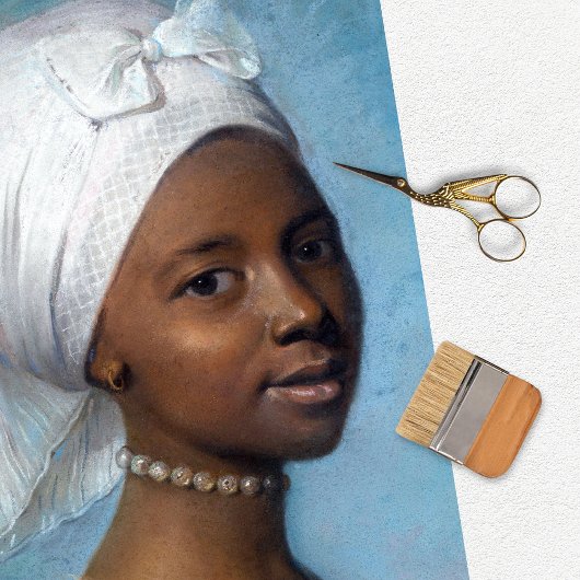 ヴィンテージブラック・ウーマンティッシュペーパー 薄葉紙