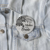 ヴィンテージブラック/グレー花嫁の母 缶バッジ (インサイチュ)