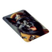 ヴィンテージブラック・ドイツ絵画羊飼い マグネット (右側)