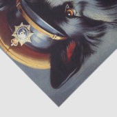 ヴィンテージブラック・ドイツ絵画羊飼い 薄葉紙 (詳細)