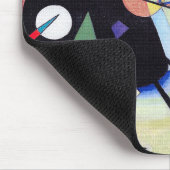 ヴィンテージブラック&バイオレット – Kandinsky Art マウスパッド (コーナー)