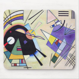 ヴィンテージブラック&バイオレット – Kandinsky Art マウスパッド