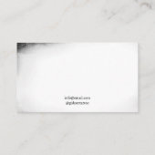 ヴィンテージブラック&ホワイトスネークタトゥーショップ 名刺 (裏面)