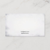 ヴィンテージブラック&ホワイトバタフライタトゥーショップ 名刺 (裏面)