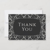 ヴィンテージブラック&ホワイトレフェイクース サンキューカード (正面)