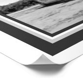 ヴィンテージブラック/ホワイトロードサイドカフェポスター16 x 20 ポスター (角)