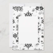 ヴィンテージブラック&ホワイト読ズサンタグリーンギフトラベル シーズンカード (裏面)