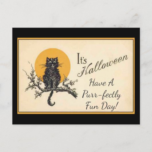 ヴィンテージブラック ポストカード (正面)