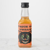 ヴィンテージブラック リキュールボトルラベル (正面)