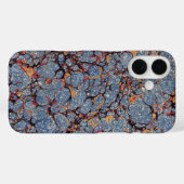 ヴィンテージブラック&金ゴールドマーブル紙 Case-Mate iPhoneケース (裏面 (横))