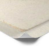 ヴィンテージブラッドハウンドドッグイラストレーション(1890) ポスター (角)