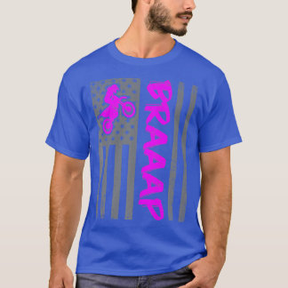 ヴィンテージブラップブラップUSAフラッグガールズモトクロスダート Tシャツ