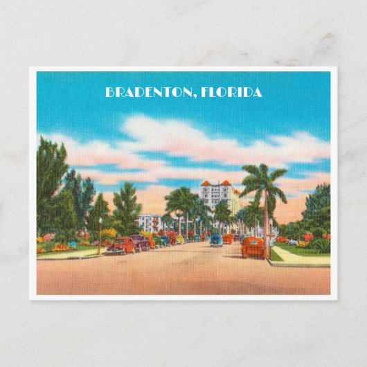 ヴィンテージブラデントン(フロリダ) ポストカード (正面)