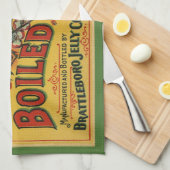 ヴィンテージブラトルボロジェリーボイルサイダーバーモント キッチンタオル (四つ折り)