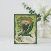 ヴィンテージブラニーキャッスルセントパトリックのグリーティングカード ポストカード (スタンド正面)