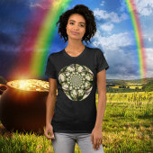 ヴィンテージブラニーキャッスル&シャームロック万華鏡のように千変万化するパターン Tシャツ