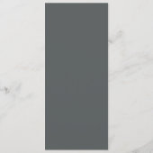 ヴィンテージブランチ – 結婚式 プログラム (裏面)